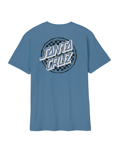 santa cruz tee breaker check opus dot dusty blau