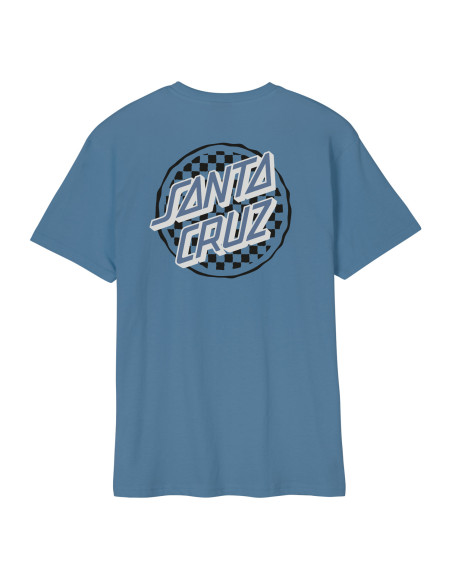 santa cruz tee breaker check opus dot dusty blau