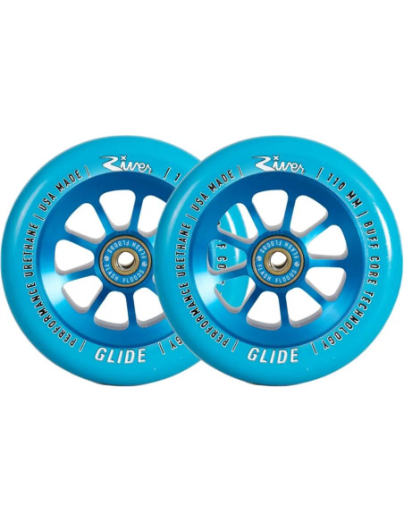 river glide wheels 110 sapphir blau