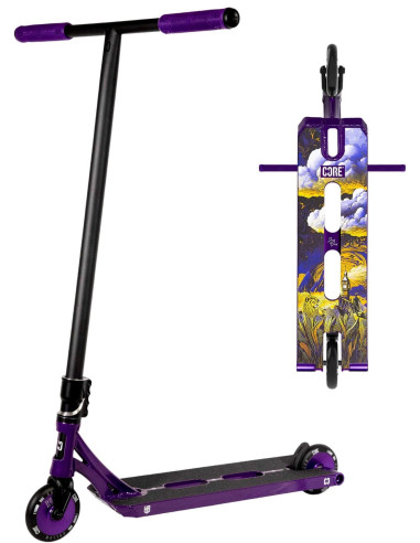 core st2 halfbarz deep purple scooter