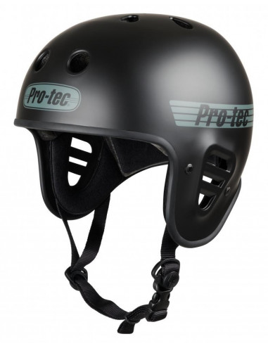 helm pro-tec full cut schwarz matt