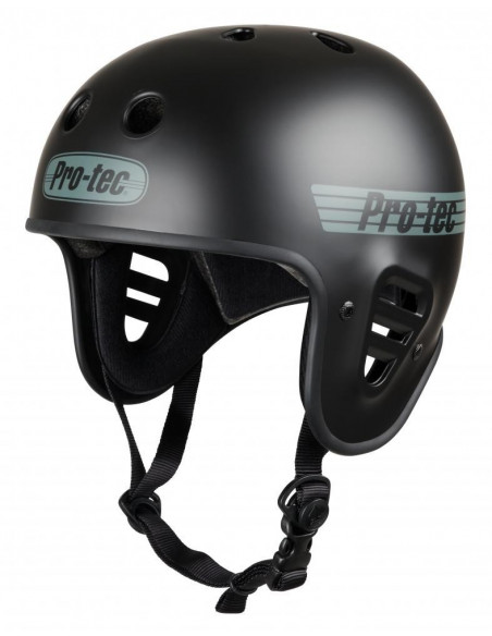 helm pro-tec full cut schwarz matt